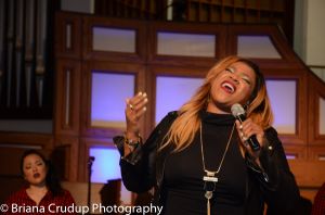 Tasha Cobbs, Kierra Sheard & Bishop William Murphy at ONE PLACE LIVE Tour ATL!