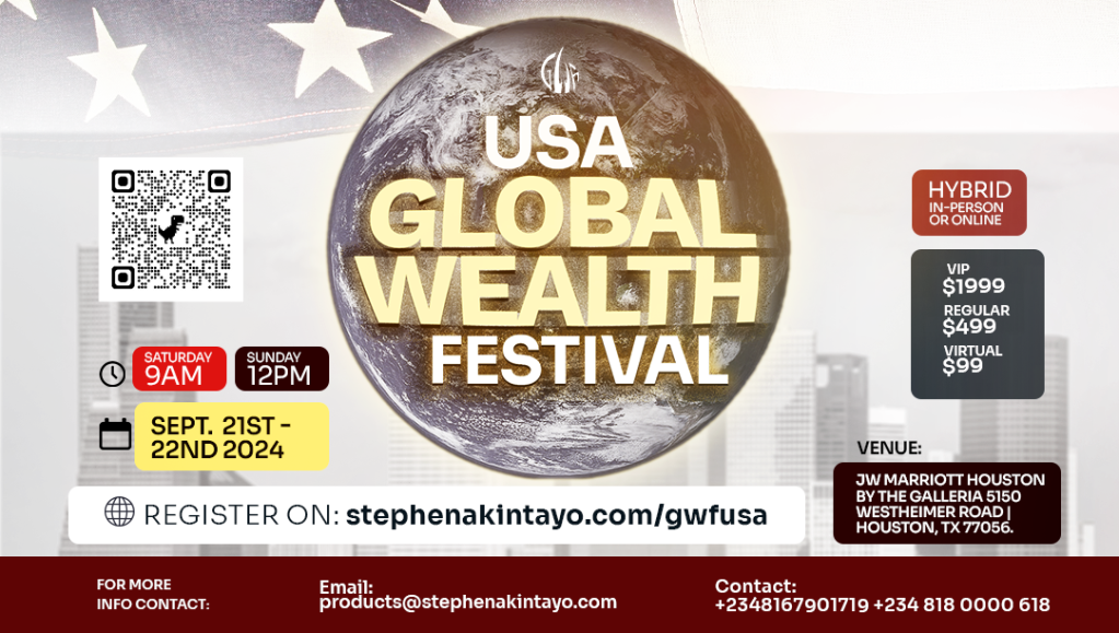 Dr. Stephen Akintayo_Global Wealth Festival