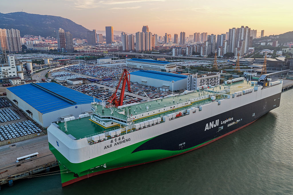 Lianyungang Port New Energy Vehicles Export Increased