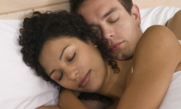 Couple sleeping